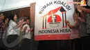Calon presiden dari PDIP, Joko Widodo (Jokowi) meresmikan Rumah Koalisi Indonesia Hebat, Jakarta (21/04/2014) (Liputan6.com/Herman Zakharia).