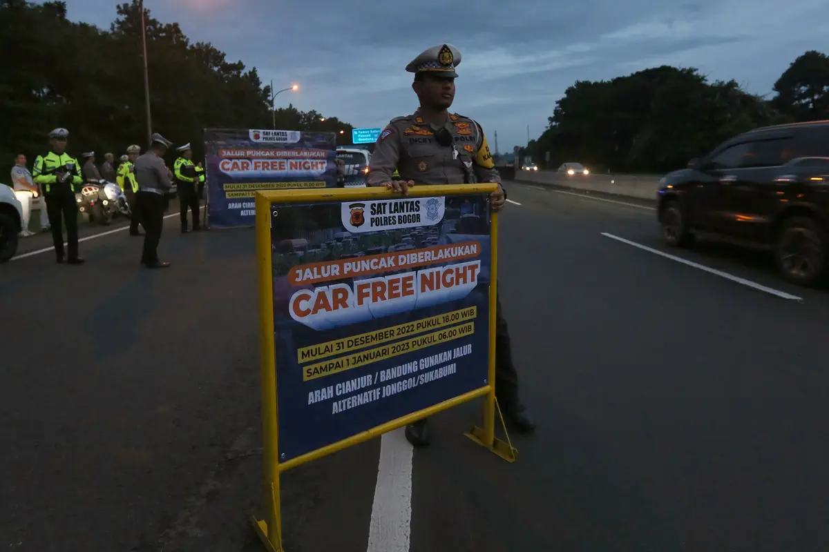 Jalur Puncak Ditutup pada Malam Tahun Baru