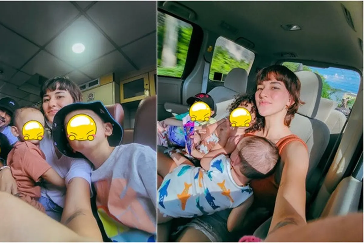 6 Potret Dahlia Poland Momong Buah Hatinya, Jadi Ibu 3 Anak di Usia 25 Tahun