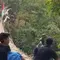 Jembatan Gantung Pongpet Ambruk saat Dilewati Bupati Pangandaran