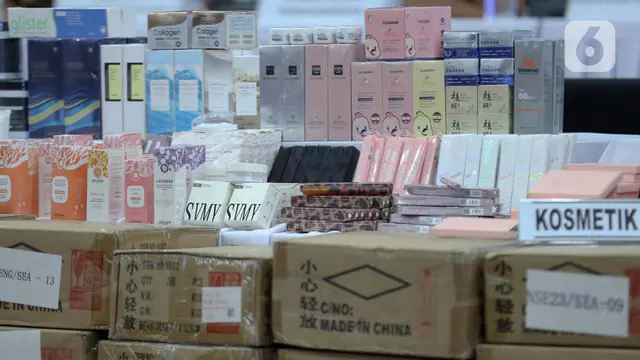 BPOM Sita 415.035 Produk Kosmetik Impor Ilegal Senilai Rp11,4 Miliar