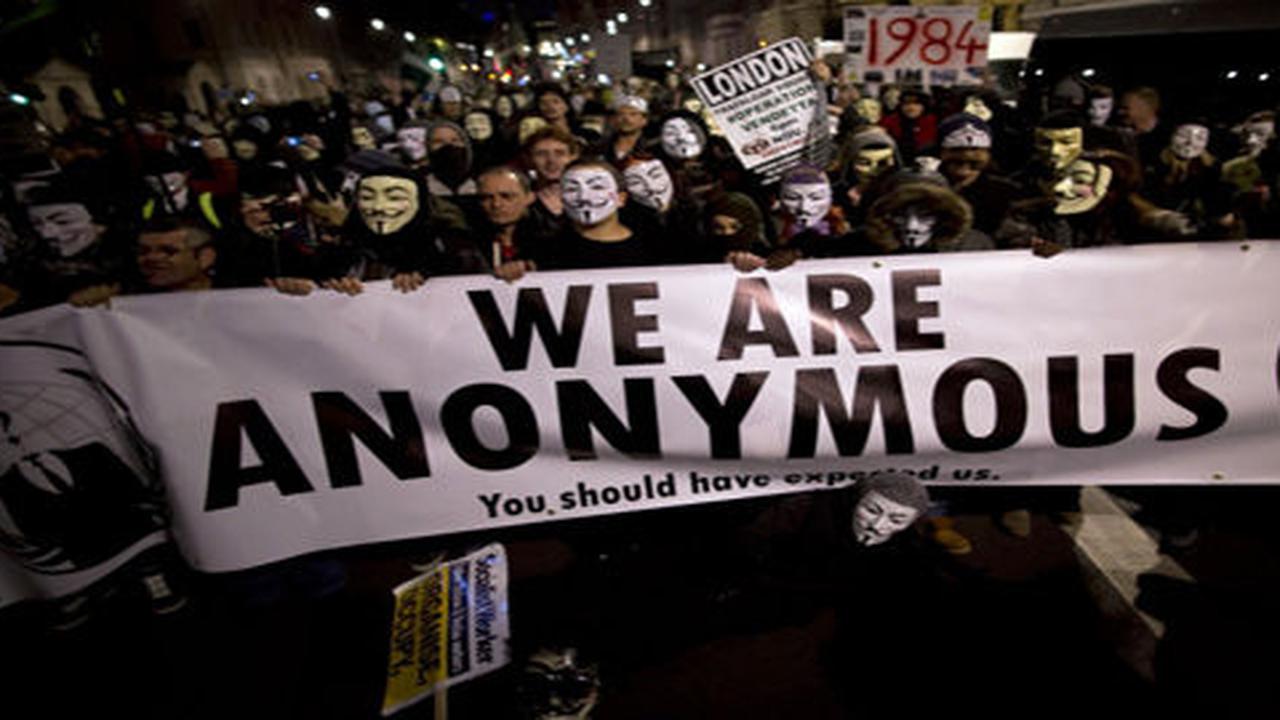 Hari ini, grup hacker Anonymous galakkan demo terbesar dalam sejarah