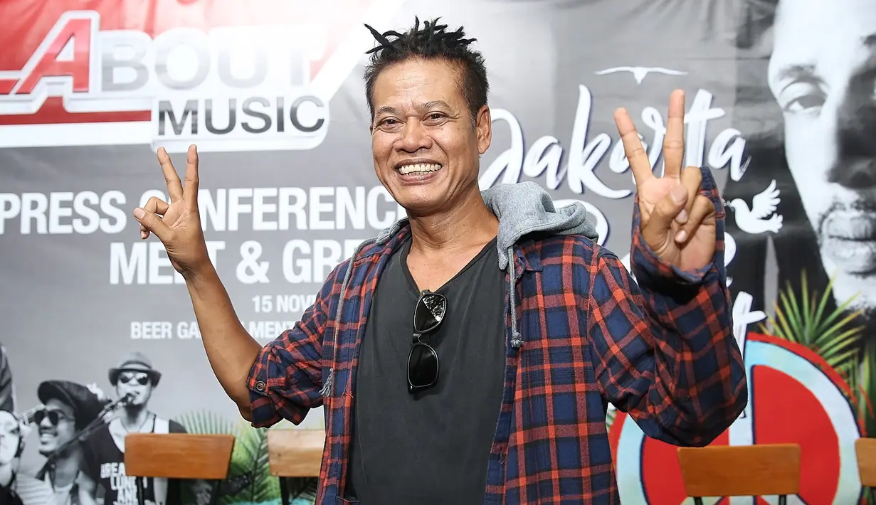 Para penggemar musik raggae akan dimanjakan dalam konser Jakarta Peace Concert 2017. Beberapa penyanyi raggae akan menghibur di Ecopark, Ancol, Jakarta Utara pada 18 November mendatang. (Bambang E Ros/Bintang.com)