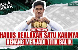 Jendi Pangabean menceritakan pengalaman kehilangan satu kaki di usia 12 tahun dan sempat merasa down saat sekolah di Palembang, sebelum akhirnya bangkit melalui olahraga para renang hingga menemukan kembali kepercayaan diri.