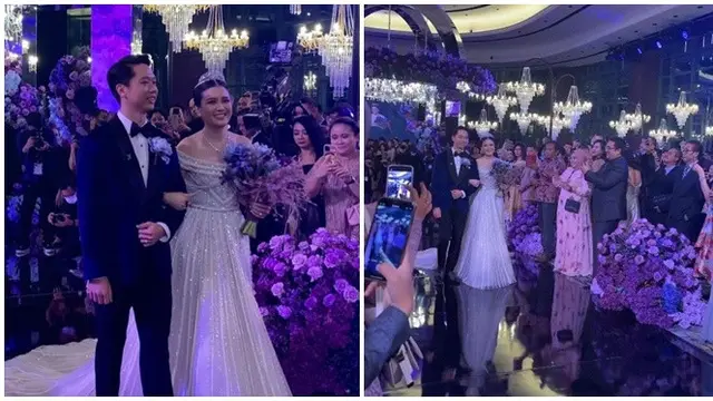 6 Momen Resepsi Mewah Kevin Sanjaya dan Valencia Tanoesoedibjo, Bertabur Bintang