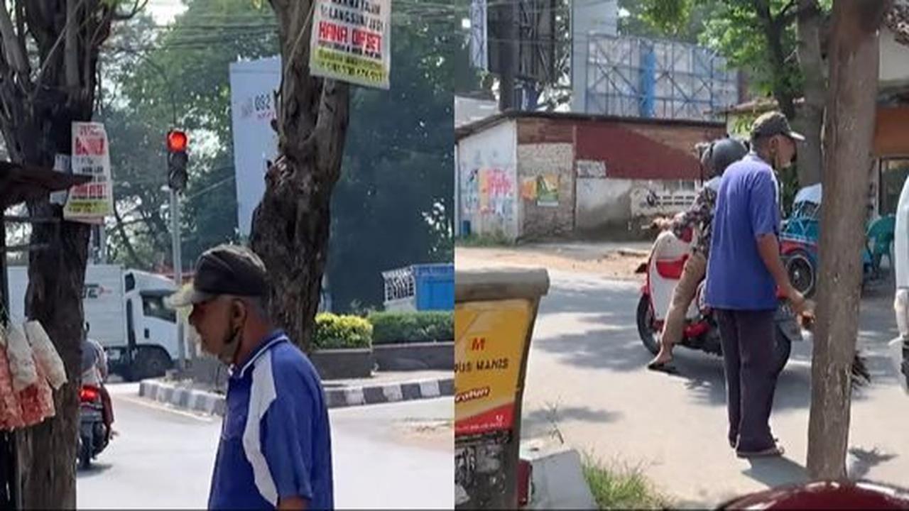 Gara-gara Panas, Cewek Ini Pilih Berhenti Jauh di Lampu Merah dan Bikin Macet