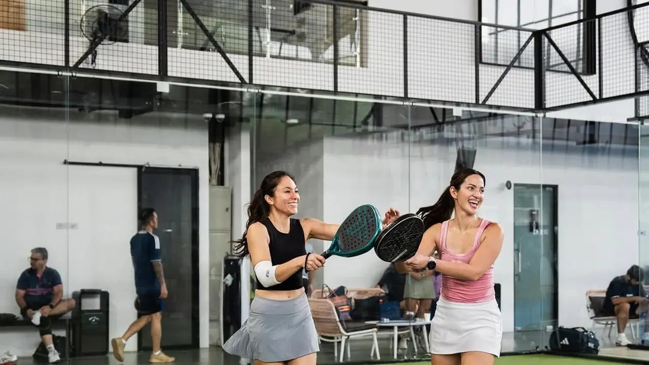 Potret Bugar Ibu Tiga Anak Nia Ramadhani dan Wulan Guritno Main Padel Bareng, Kompak Pamer Tubuh Atletis