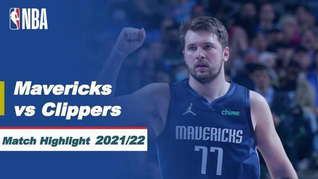 Berita video highlights NBA, pertandingan antara Dallas Mavericks yang meraih kemenangan atas LA Clippers dalam lanjutan NBA 2021/2022, Jumat (11/2/2022).