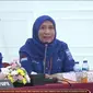 Saksi dari Demokrat, Andi Nurpati memberikan catatan keberatan saat Rapat Pleno rekapitulasi suara Pemilu pasca-Putusan MK. (Foto: Youtube KPU RI)