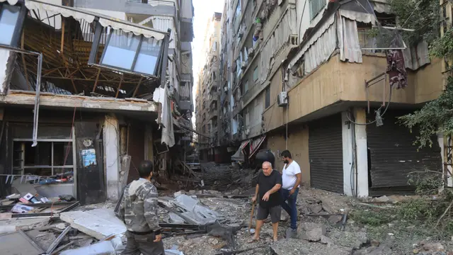 Serangan Udara Israel Hancurkan Permukiman dan Infrastruktur di Pinggir Selatan Beirut