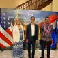 Kedutaan Besar Amerika Serikat di Jakarta merayakan hari Kemerdekaan AS ke-248 tahun pada Selasa (11/6/2024) dengan mengusung tema Spirit of Aloha: Celebrating 248 Years of American Independence (Dok. Liputan6.com/Teddy Tri Setio Berty).