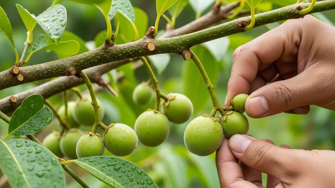 Tips Bakal Buah Duku Tidak Rontok Sebelum Matang
