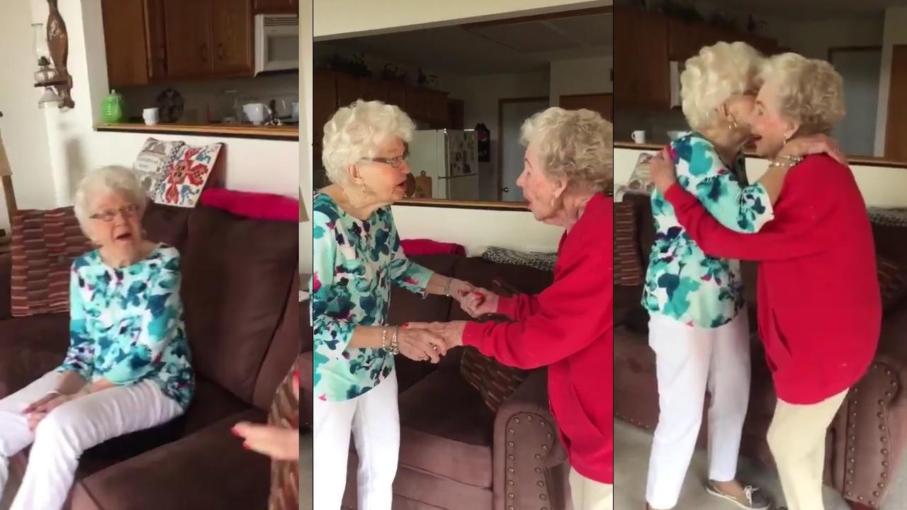 Viral Video Reaksi Nenek Bertemu Sahabat Masa Kecil Ini Bikin Haru