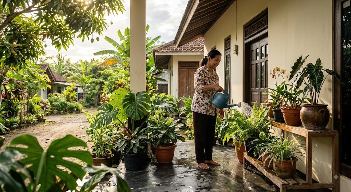 Cara Mengurangi Stres Panas pada Tanaman Hias