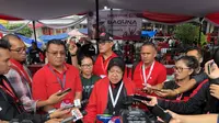 Wali Kota Surabaya Tri Rismaharini saat menghadiri kongres PDIP di Jakarta. (Liputan6.com/Putu Merta Surya Putra)