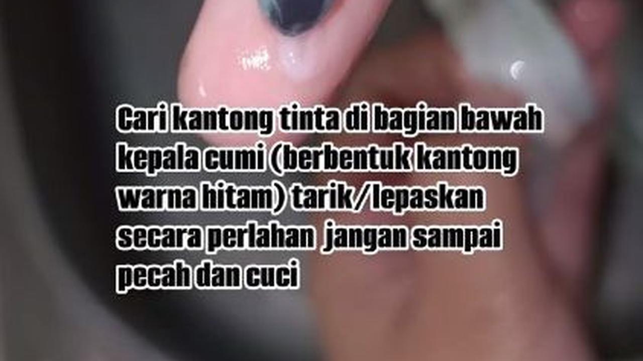 Cabut Kantong Tinta dan Mata Cumi