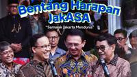 Potret Keakraban Anies dan Ahok di Balaikota Jakarta (Sumber: Instagram/aniesbaswedan)