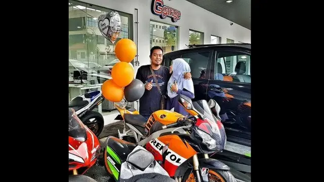 Honda CBR 1000RR jadi kado ultah pernikahan