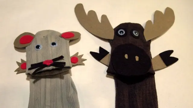 Ilustrasi boneka tangan