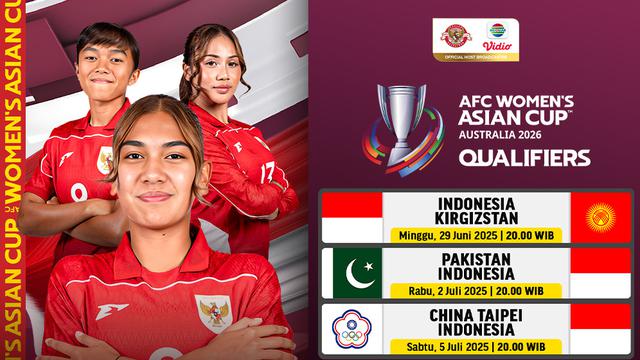 Chinese Taipei vs Indonesia: Grup D AFC Women’s Asian Cup 2026 Qualifiers