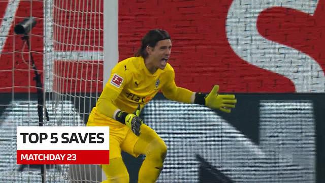 Berita Video 5 Saves Terbaik Bundesliga Pekan 23, Cek Torehan dari Kiper Borussia Monchengladbach, Yann Sommer