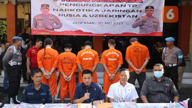 Polda Bali Ungkap WNA Edarkan Narkoba Senilai Ratusan Juta