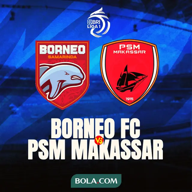 BRI Liga 1 - Borneo FC Vs PSM Makassar