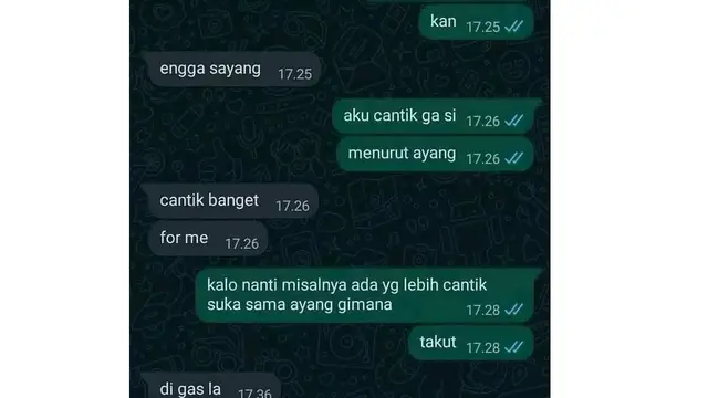 6 Chat Punya Pacar Jujur Ini Malah Bikin Geregetan, Kocak
