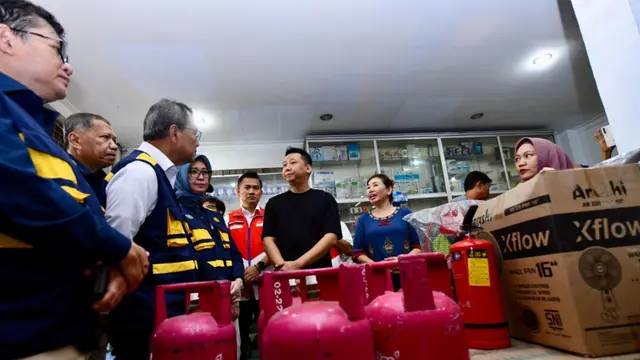 Sidak Stok LPG.