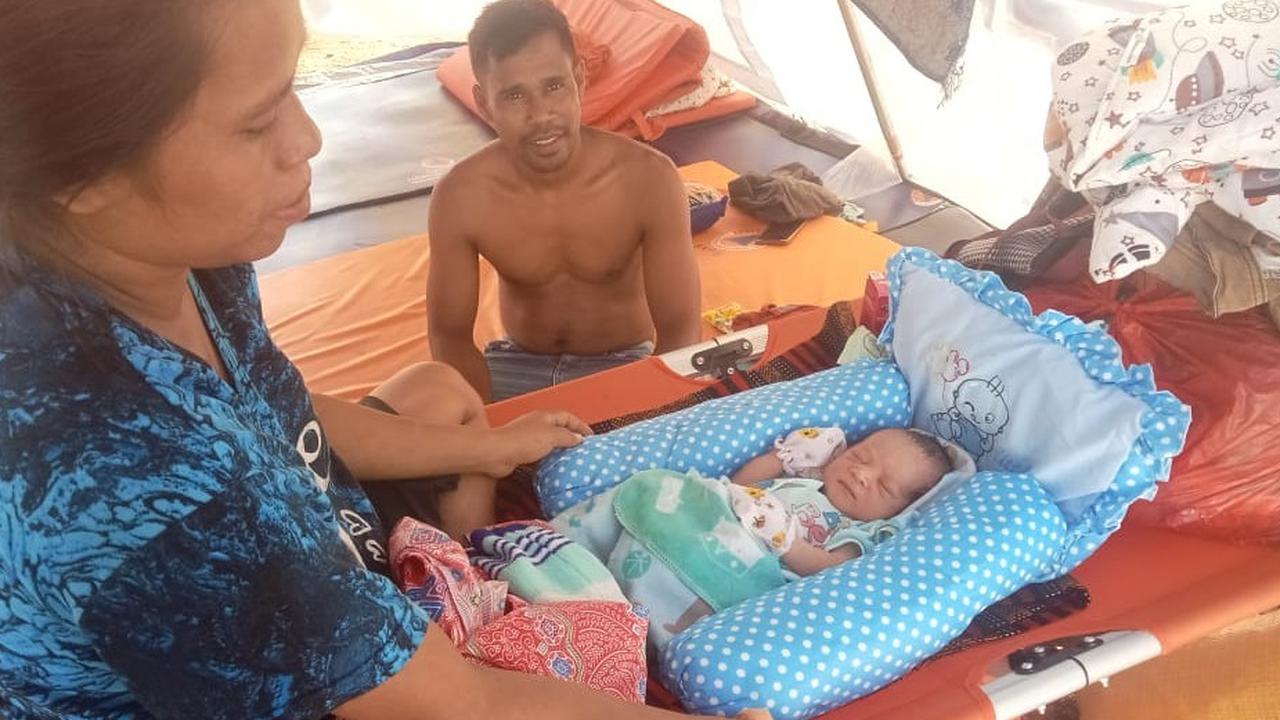 Lahir di Pos Pengungsian Erupsi Gunung Lewotobi, Bayi Diberi Nama Gibran Didatangi Wapres Gibran