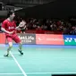 Ganda putra Indonesia Kevin Sanjaya Sukamuljo / Marcus Fernaldi Gideon lolos ke final Jepang Terbuka Super Series 2017. Mereka akan menghadapi Takuto Inoue/Yuki Kaneko di final, Minggu (24/9/2017). (Humas PP PBSI)