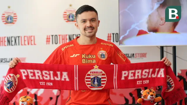 Foto: Momen Perkenalan Oliver Bias, Pemain Baru Persija Asal Filipina yang Didatangkan dengan Status Pinjaman dari Klub Republik Ceska