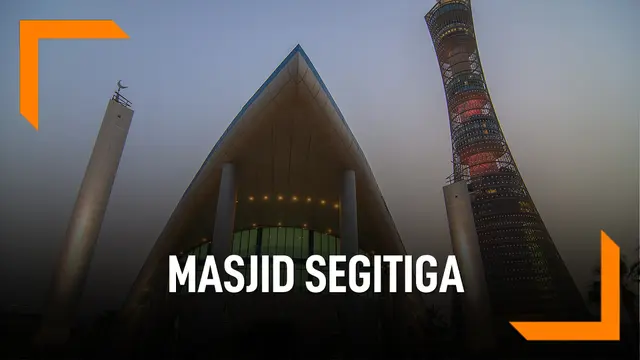 VIDEO: Deretan Masjid Segitiga di Dunia Mirip Masjid Al Safar