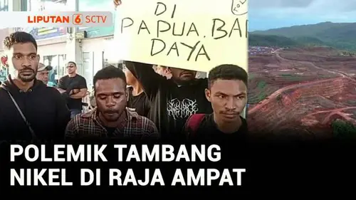 VIDEO: Tiba di Sorong, Bahlil Disambut Demo Tolak Tambang Nikel Raja Ampat