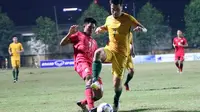 Thailand menang telak atas Australia 5-1 dalam lanjutan pertandingan penyisihan Grup B di lapangan Vietnam Youth Football Training Centre, Hanoi, Minggu (18/9/2016) malam. (AFF)