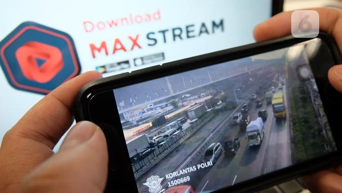Aplikasi Maxstream Telkomsel tayangkan 50 CCTV secara live streaming, kerja sama dengan Korlantas Polri (Foto: Telkomsel)
