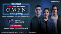 Live streaming Vidio original series Omen Closing Party, Jumat (05/06/20). (credit: Vidio)