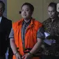 Asisten Pribadi Mantan Menpora Imam Nahrawi, Miftahul Ulum seusai pemeriksaan di gedung KPK Jakarta, Rabu (8/1/2020). Berkas perkara tersangka Miftahul Ulum terkait kasus korupsi dana hibah dari pemerintah kepada KONI telah lengkap (P21) dan siap untuk disidangkan. (merdeka.com/Dwi Narwoko)