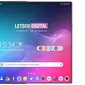 Paten smartphone layar lipat LG yang baru mirip Huawei Mate X. (Doc: LetsGoDigital)