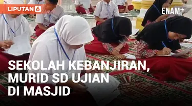 Sekolah Kebanjiran, Murid SD Pasaman Barat Ujian di Masjid