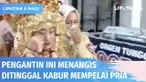 Kisah sedih percintaan dialami oleh seorang pengantin wanita di Palembang. Ia naik ke pelaminan seorang diri lantaran calon mempelai pria kabur menjelang akad nikah. Calon mempelai pria kabur dengan alasan tak ikhlas motor dijual untuk biaya nikah.