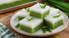 Resep Talam Singkong Pandan, Kue Tradisional dengan Dua Lapisan Lembut
