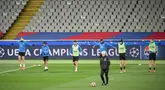 Atalanta akan bertandang ke markas Barcelona di Estadi Olimpic Lluis Companys pada matchday 8 atau matchday terakhir league phase Liga Champions 2024/2025. (AFP/Josep Lago)