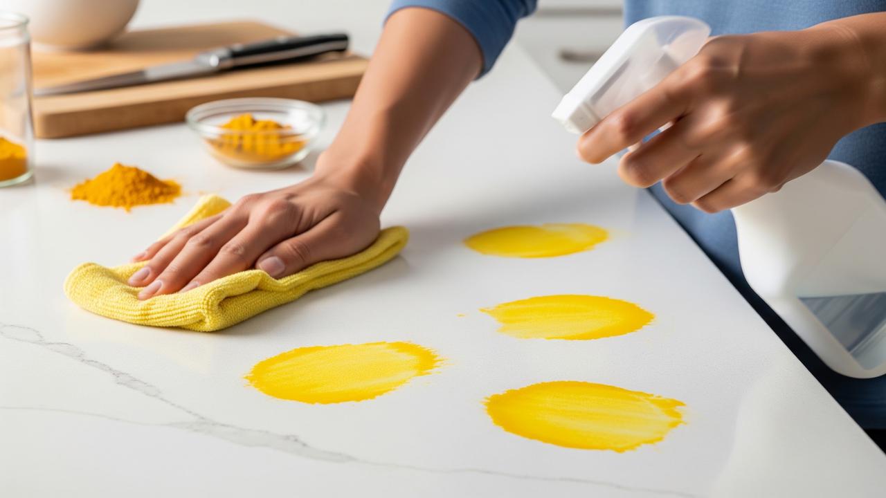 Cara Menghilangkan Noda Kunyit di Meja Dapur/AI Generated