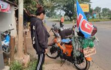 Anak Punk Nekat Ajak Istri Hamil Tua Mudik Modal Rp 7.000, Naik Motor Ekstrem Tanpa Helm