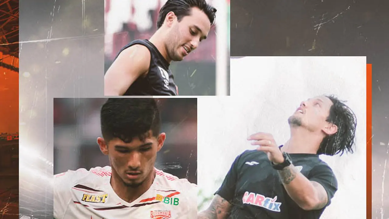 Liga 1 - Kevin Gomes, Ezra Walian, Irfan Bachdim