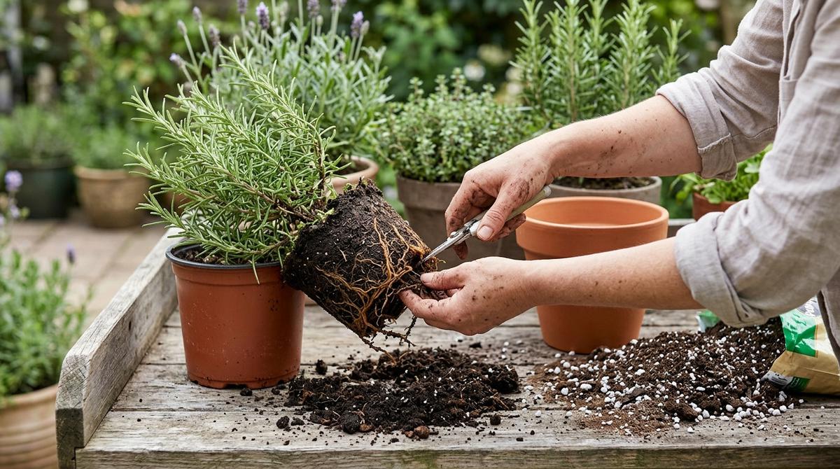 Cara Menanam Rosemary agar Tidak Busuk (AI Generated)