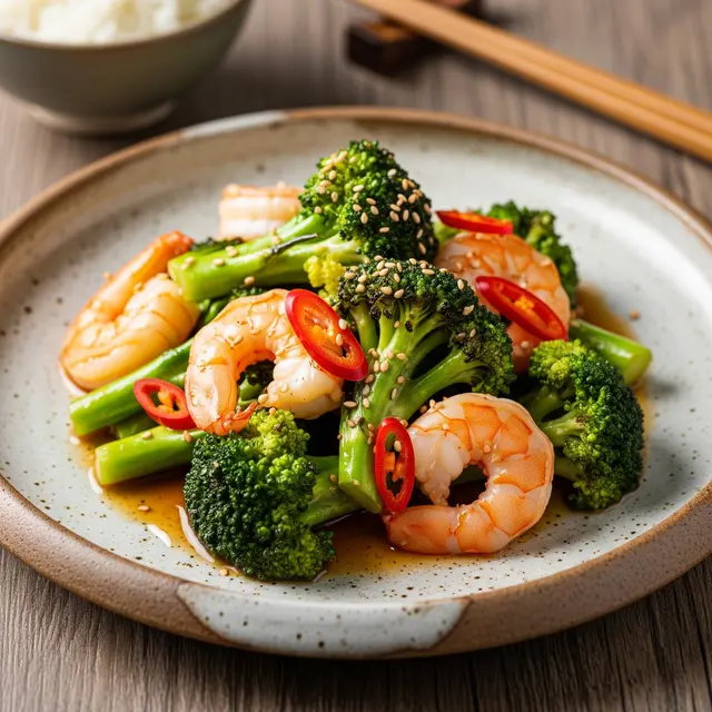 Tumis Brokoli Bawang Putih (Gemini AI)