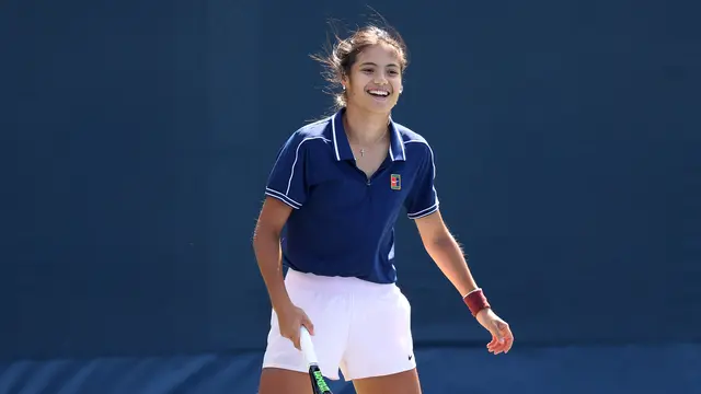 Intip Latihan Si Manis Emma Raducanu Jelang Final US Open 2021