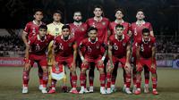 Starting XI Timnas Indonesia saat bertandang ke markas Timnas Filipina dalam lanjutan Kualifikasi Piala Dunia 2026 di Stadion Rizal Memorial, Manila, Selasa (21/11/2023) malam WIB. (Instagram/Timnas Indonesia)